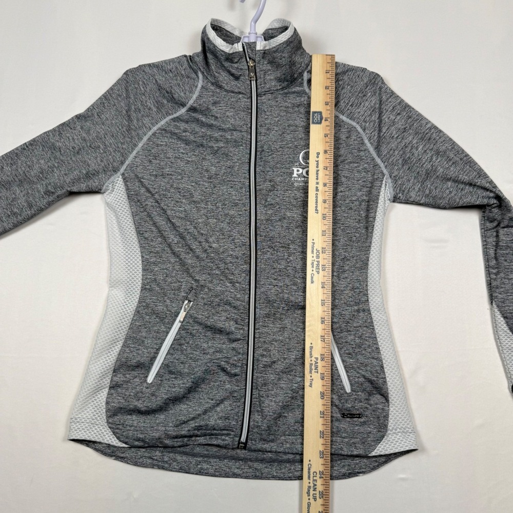 Sunice PGA Championship Golf Jacket Women Small Full Zip Athletic Heather Gray - Picture 8 of 10